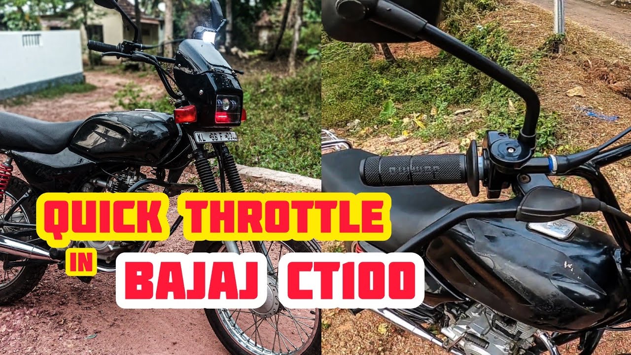 quick throttle in ct100 | baja ct100 modified | ct100 modified | domino quick throttle in ct100