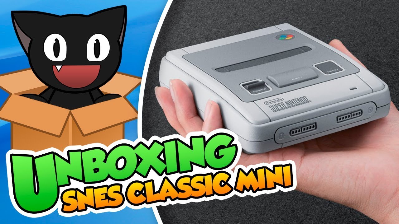Unboxing y vistazo a SUPER NINTENDO CLASSIC MINI!