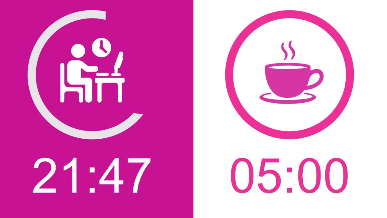 30/5 Pomodoro Timer 🎧 Pink Noise Focus Session | 6-Hour Study with Me for ADHD & Productivity ✨