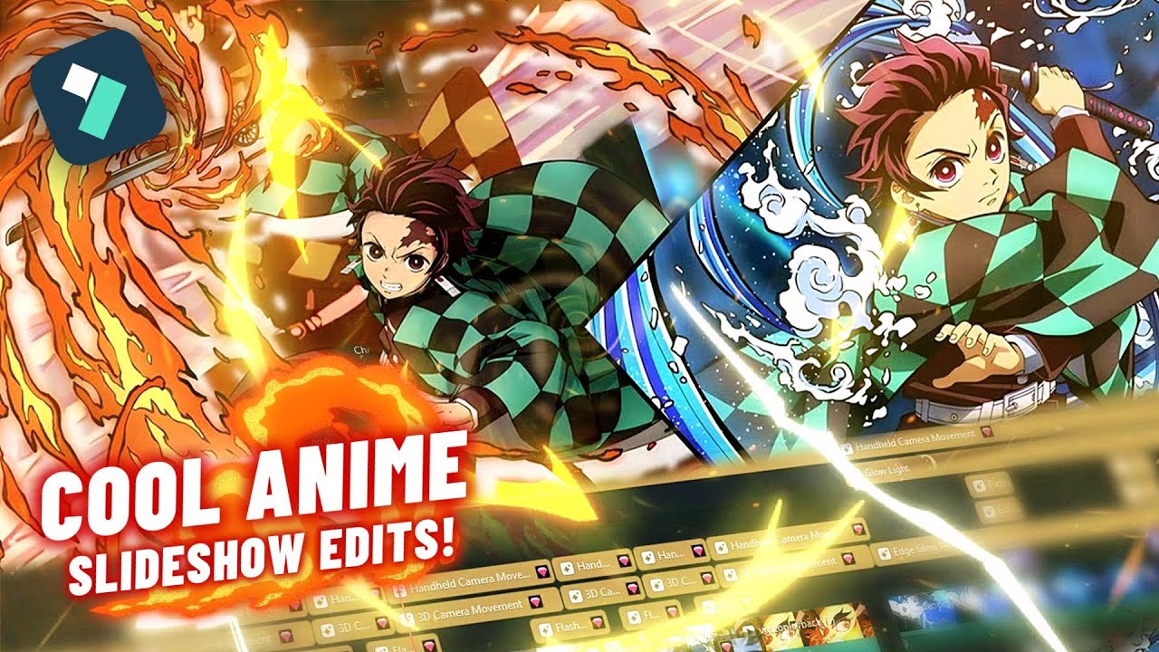 Cool Slideshow Edit for Anime Videos in Filmora 🔥