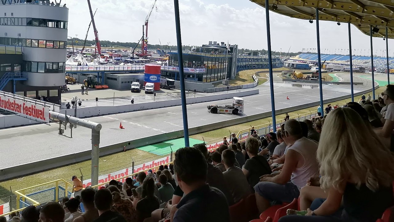 Slalom Go and Stop - Truckstar Festival (28-07-2019) - Crash Erwin Kleinnagelvoort tegen vangrail