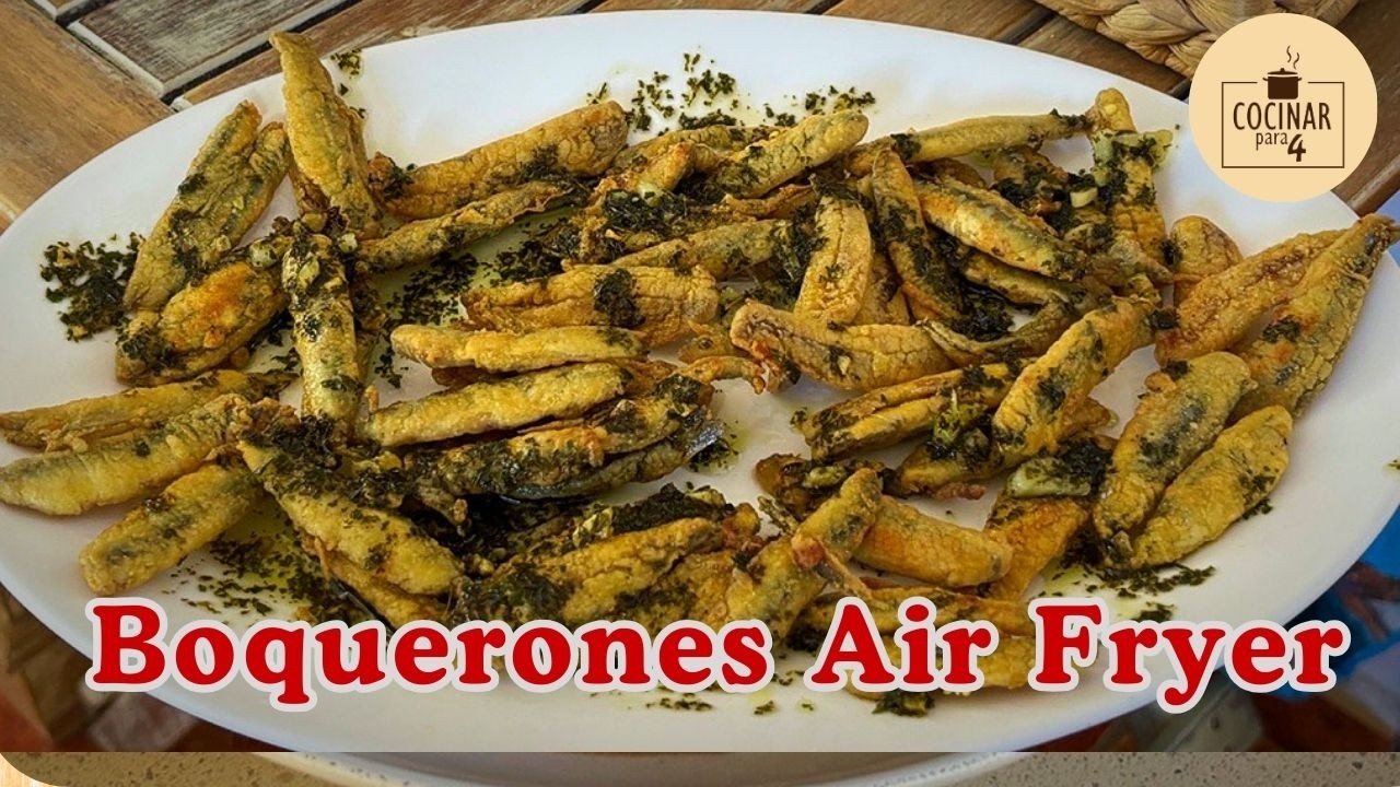 Así quedan los boquerones en la Air Fryer ¡Crujientes y ligeros!