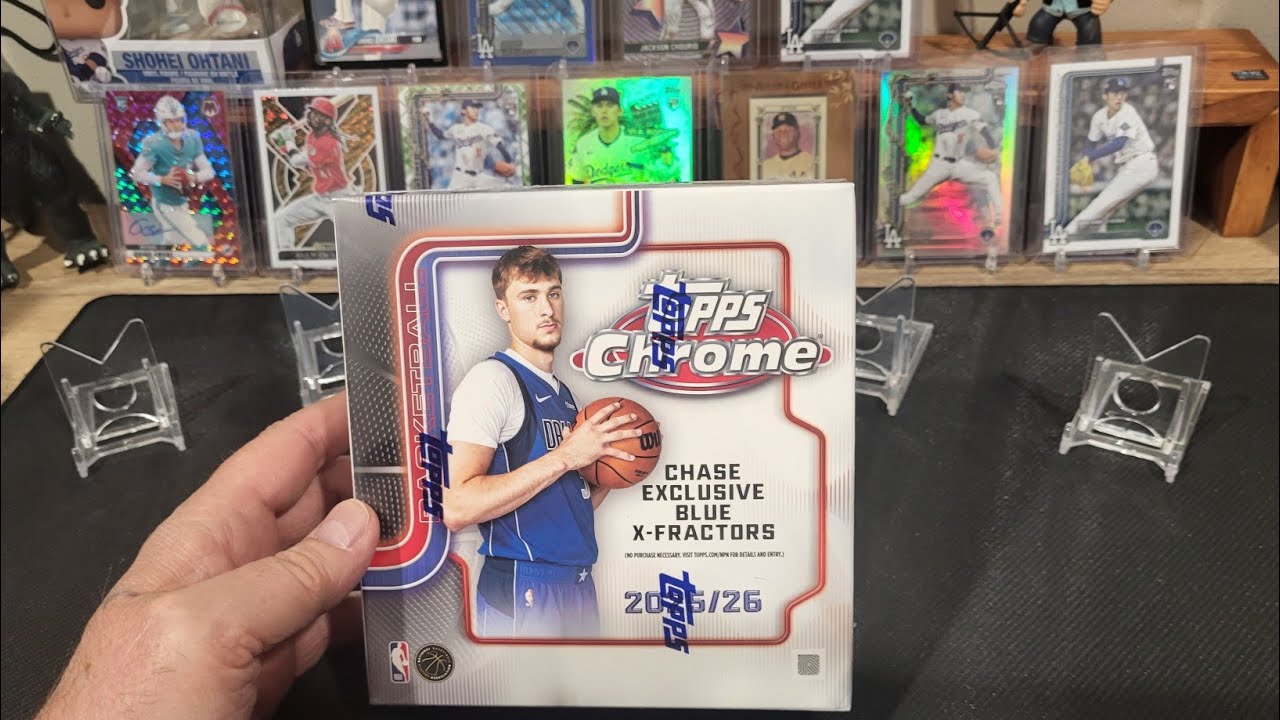 2025/26 topps chrome basketball mega box rip. Never again will I buy a mega. This was painful. 
