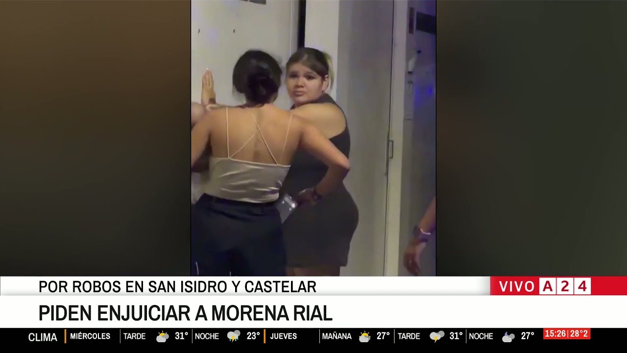 📢 PIDEN ENJUICIAR A MORENA RIAL POR ROBOS EN SAN ISIDRO Y CASTELAR