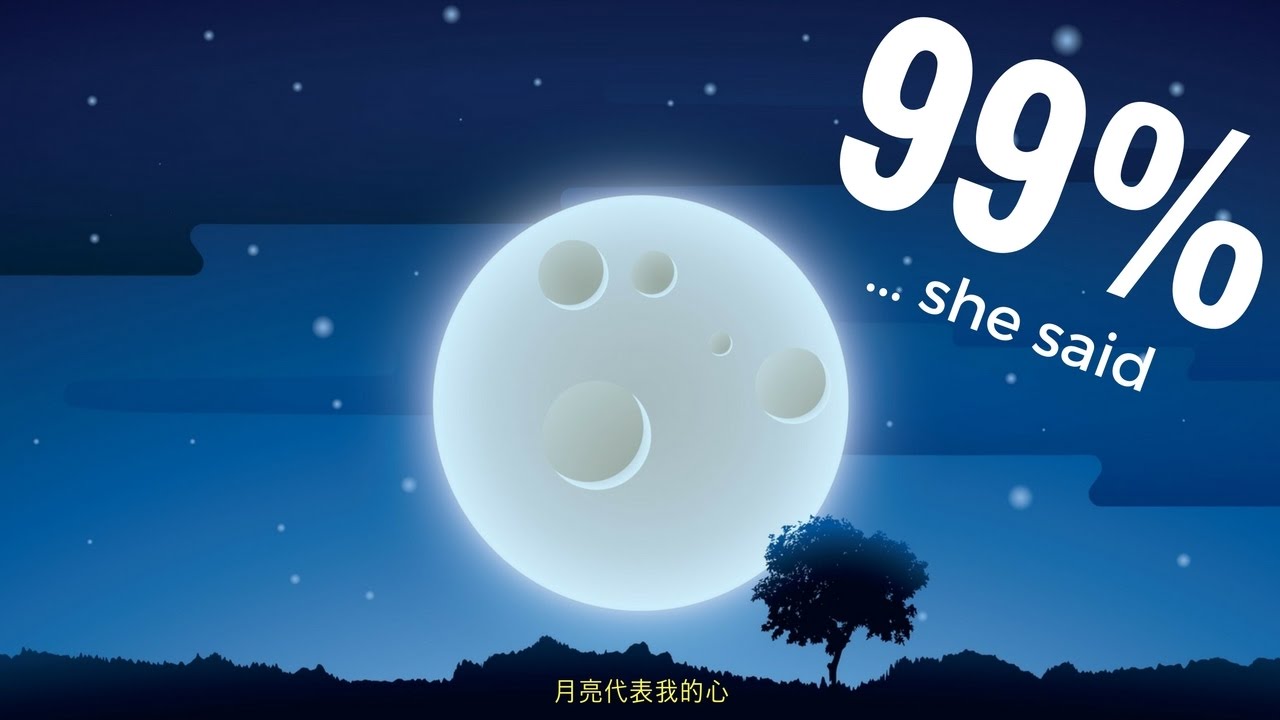 The Moon Represents My Heart 月亮代表我的心 99% Correct From A Memory Palace