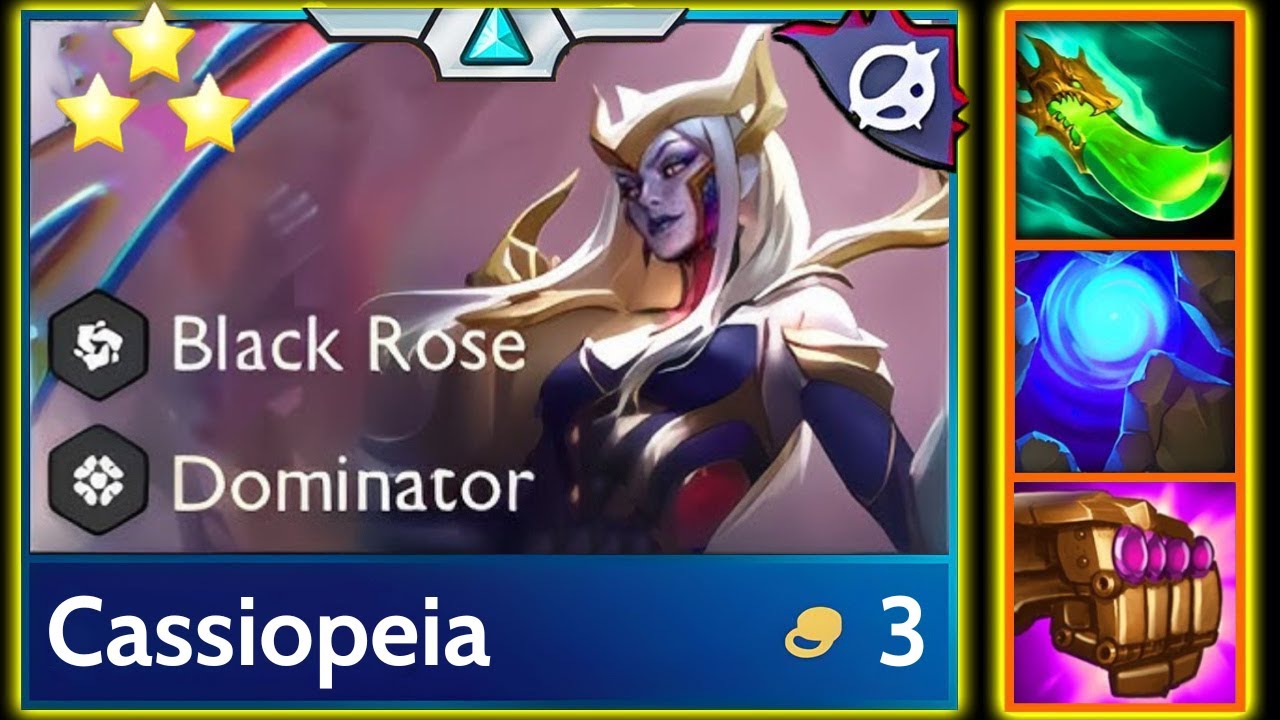 6 Dominator Cassiopeia Carry Be Like⭐⭐⭐!? | TFT Into the Arcane