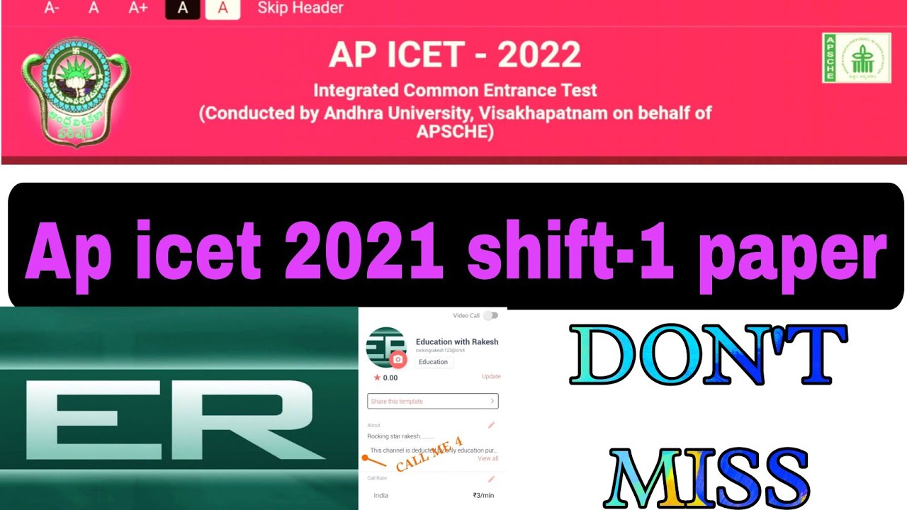 #AP ICET# 2021 shift-1 paper..