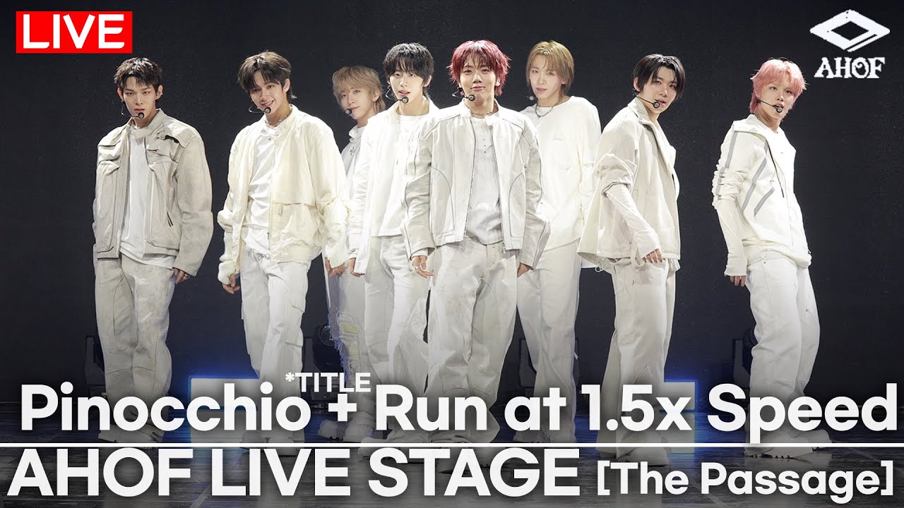 [LIVE] AHOF - 'Pinocchio' + 'Run at 1.5x Speed'|Steven·Jeongwoo·Woongki·Shuaibo·Han·JL·Juwon·Daisuke