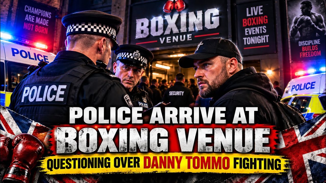 Police Arrive At The Boxing Venue Questioning Them Over Danny Tommo Boxing ￼🥊