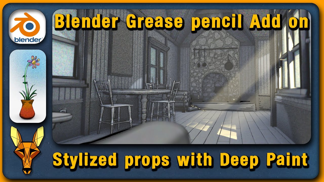 Рисование реквизита с помощью Deep Paint в блендере