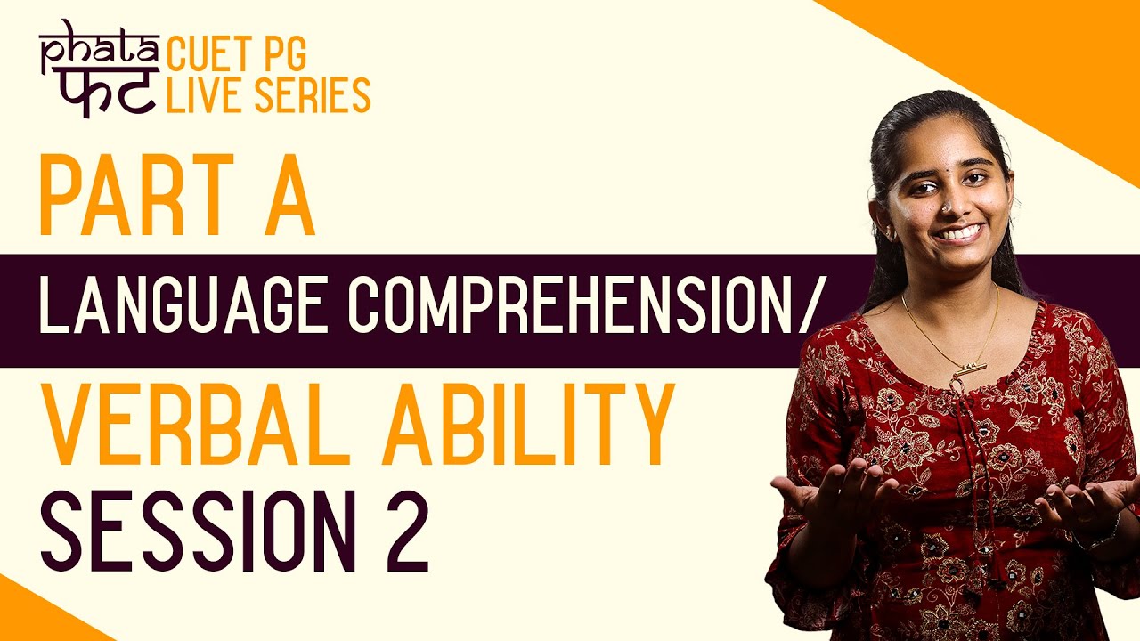 Phata-Phat CUET PG Live Series I MBA PGQP 38 I English / Verbal Ability I No.1 CUET PG Coaching