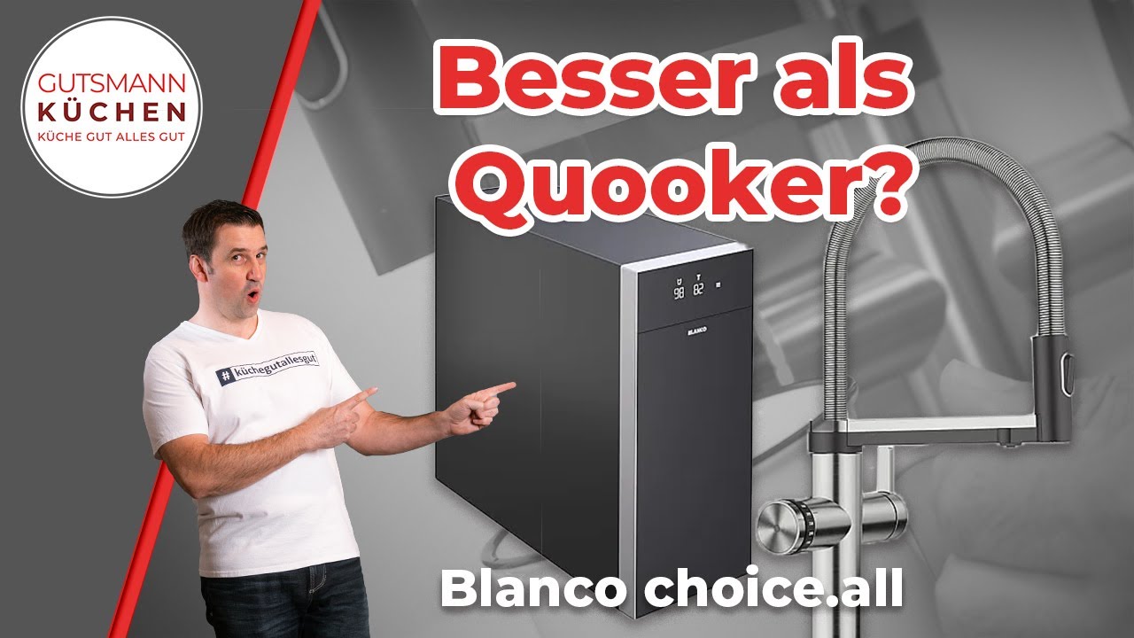 Blanco Choice Armatur im Test: Kochendes, gefiltertes & sprudelndes Wasser in einer Armatur