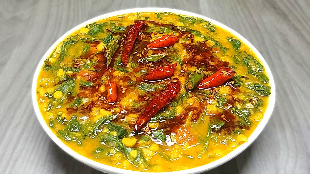 Dal Palak | Chana Dal Palong Shak Ranna | খুবই সহজে দারুন মজার পালং শাক দিয়ে চানা / বুটের ডাল রান্না