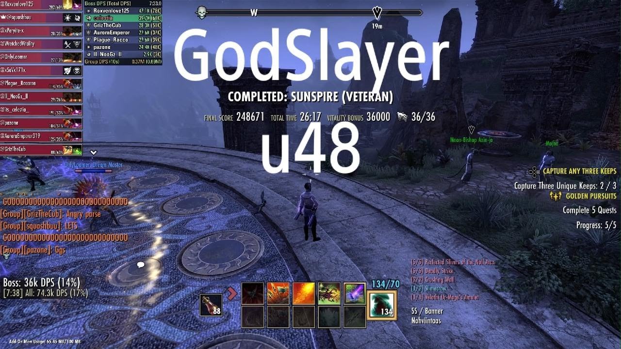 godslayer | banner dps pov | u48
