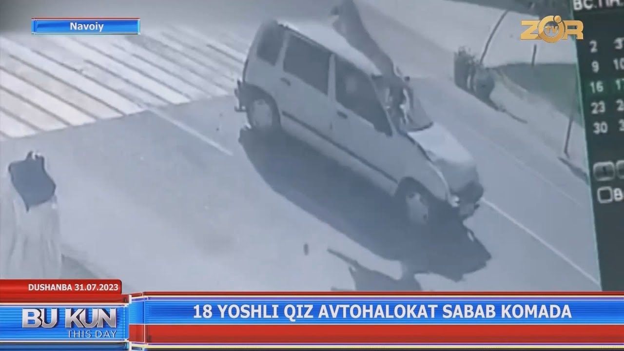 18 yoshli qiz avtohalokat sabab komada
