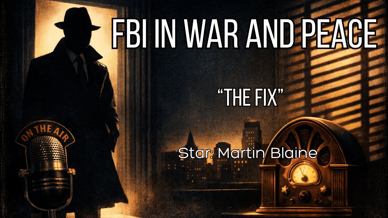 The FBI in Peace and War | The Fix (1950) | Classic Radio Crime Drama