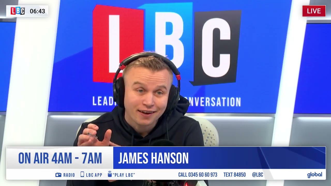 James Hanson at @LBCOfficial speaks to Zahra Shah (Responsible AI & Frontier Tech expert).