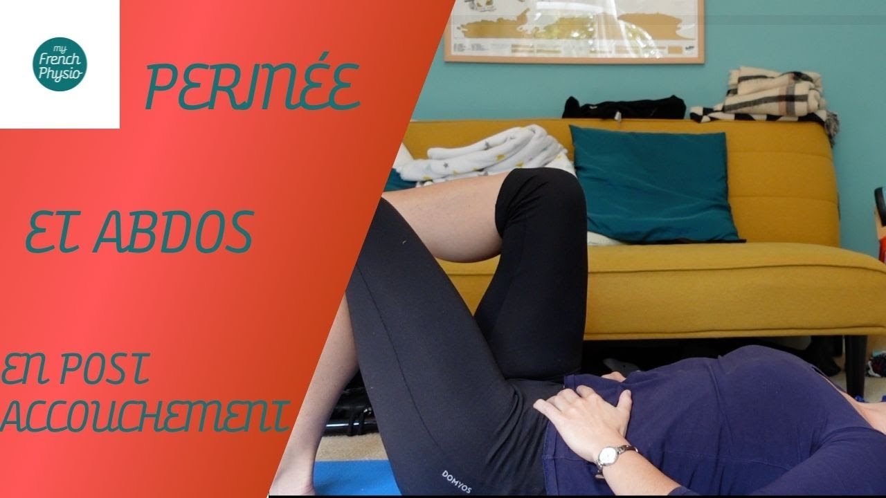Exercice de contraction du perinée et des abdominaux
