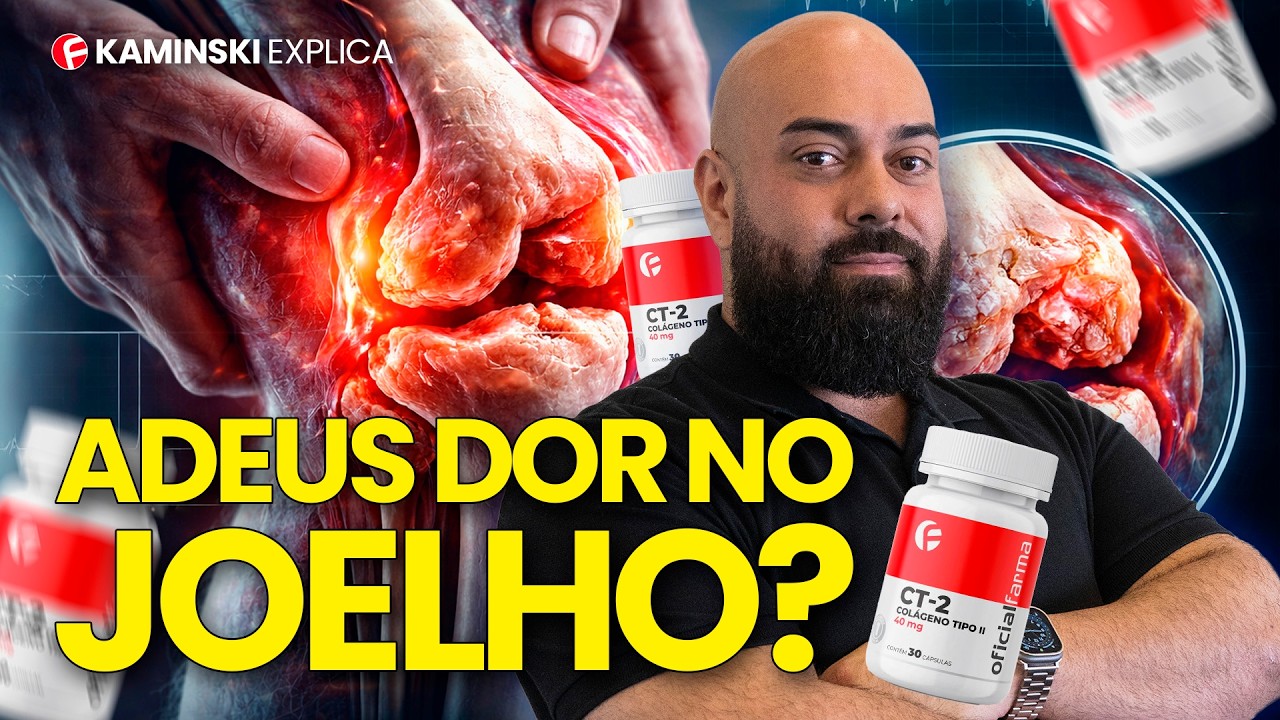 ACABE com as DORES nas ARTICULAÇÕES! Conheça o PODER do COLÁGENO TIPO II | Kaminski Explica