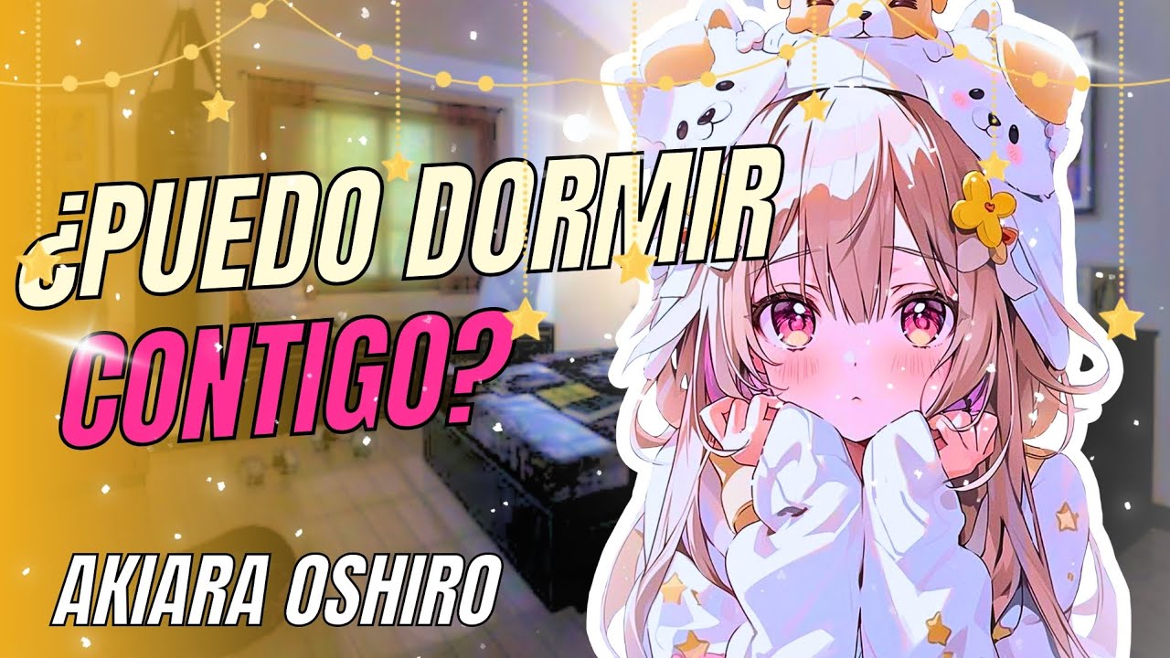 Tu hermanita quiere dormir contigo💫🌠 [ASMR Roleplay Anime] [Español] [Akiara Oshiro]