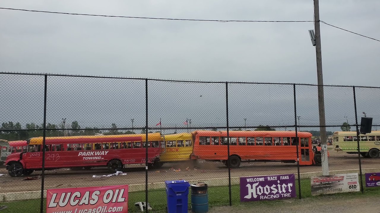 Merritville Wreckfest 2021- School Bus Demolition Derby