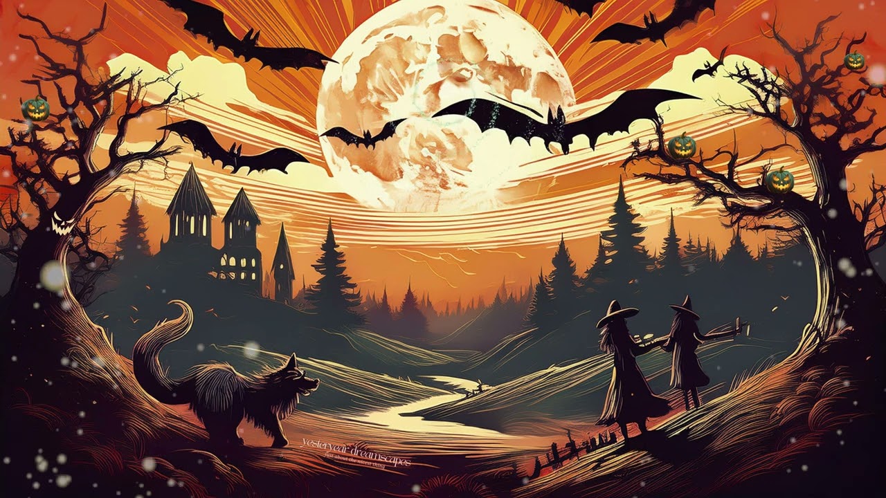 Vintage Halloween Vibes | Big Band Jazz Music Haunts the Forest