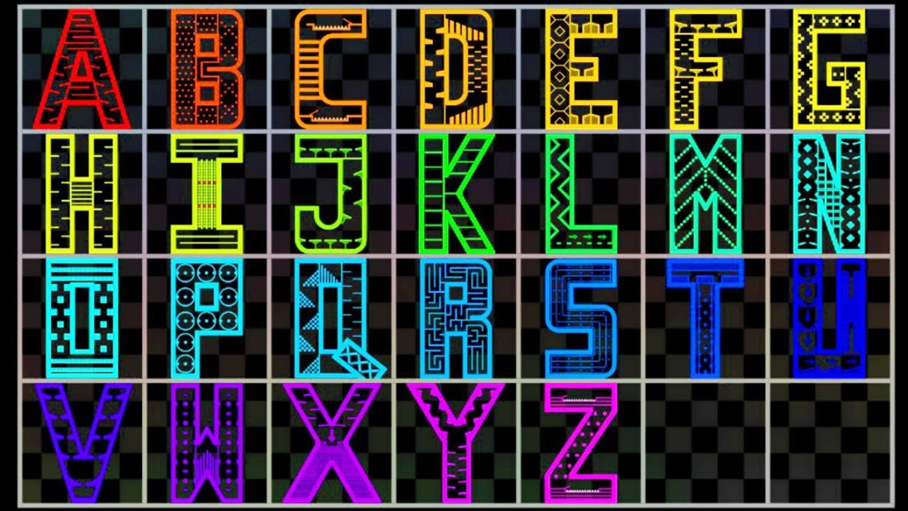 The Alphabet Elimination Race In Algodoo