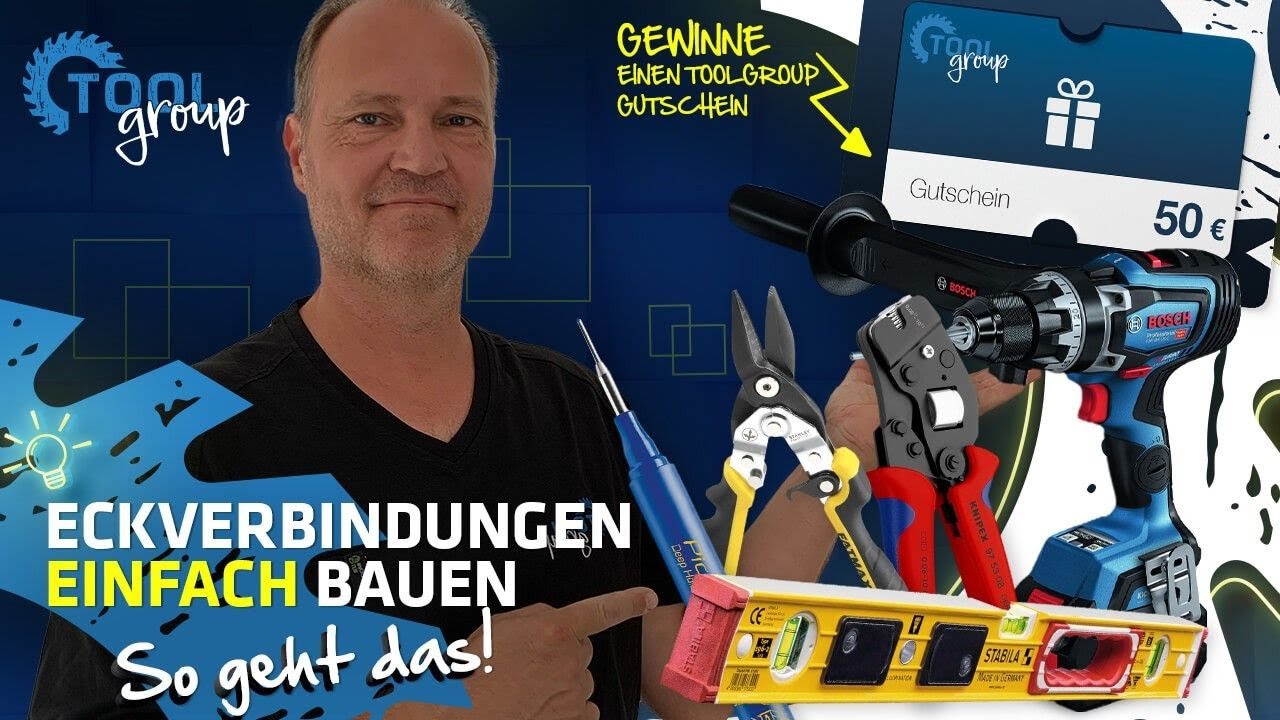 INNEN- & AU&szlig;ENECKEN im Trockenbau &ndash; Metallkonstruktion und Gipskartonplatten montieren || ToolGroup