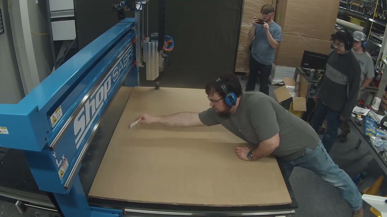 trial and error on our ShopSabre pro 404