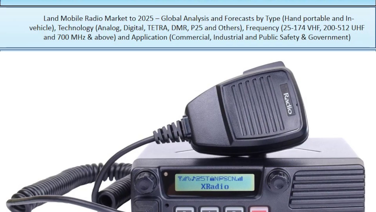 Land Mobile Radio Market: Rising Demand for Digitization in Organizations and Growth till 2025