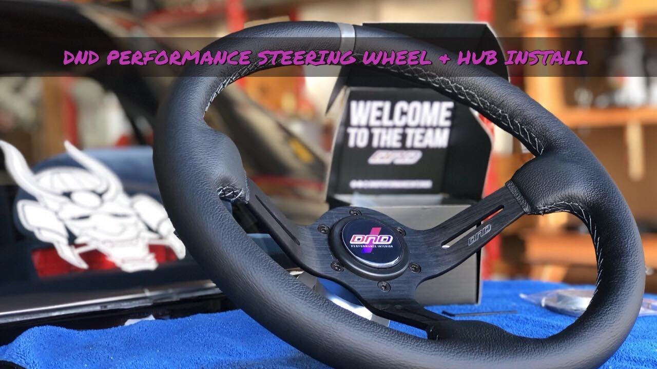 DND Steering Wheel and Hub Install on the Cressida