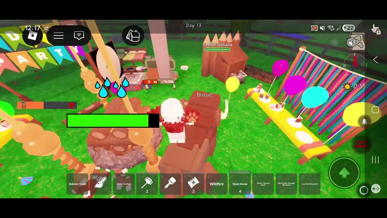 I played 99 nights admin abuse!(I forgot to say bye because it was too late)