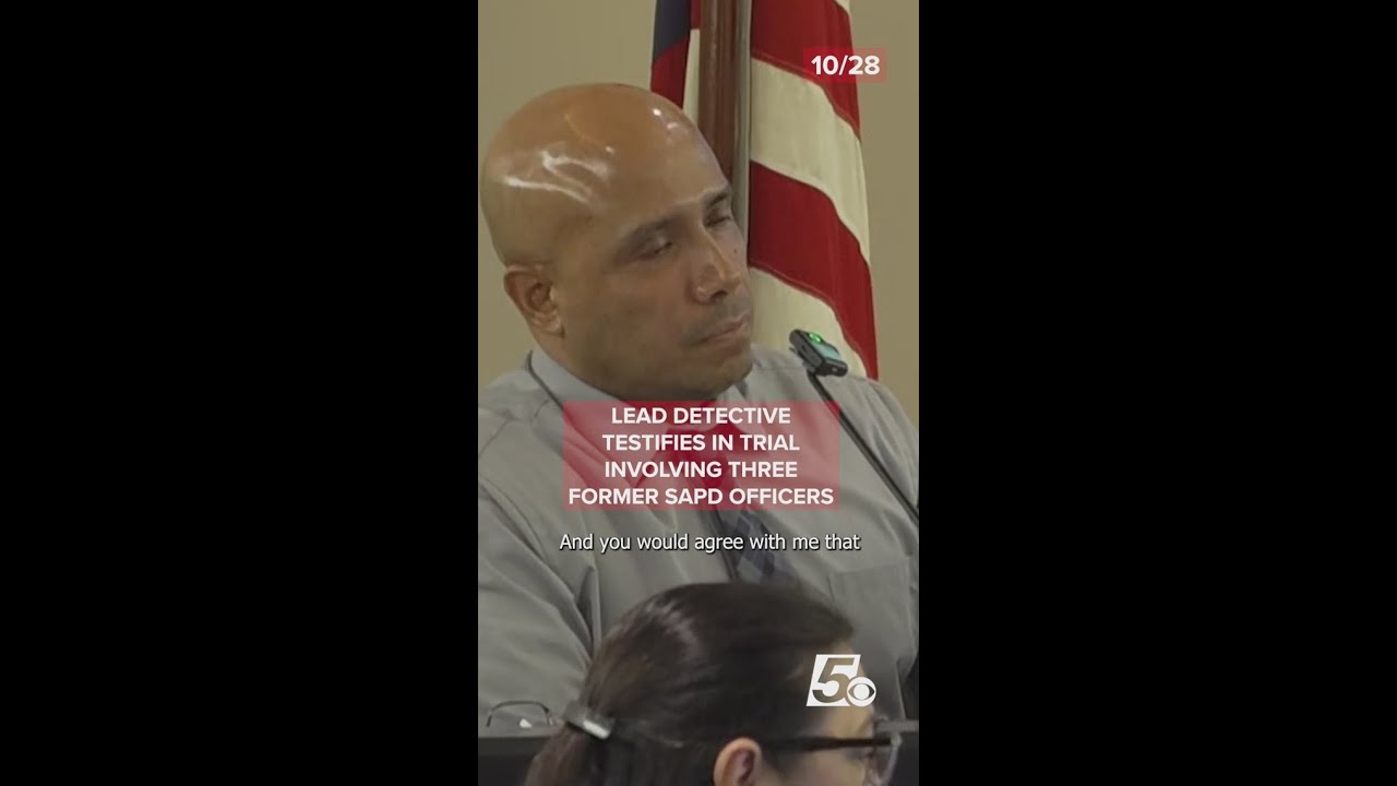Lead detective faces tough questions in trial involving 3 former San Antonio police officers
