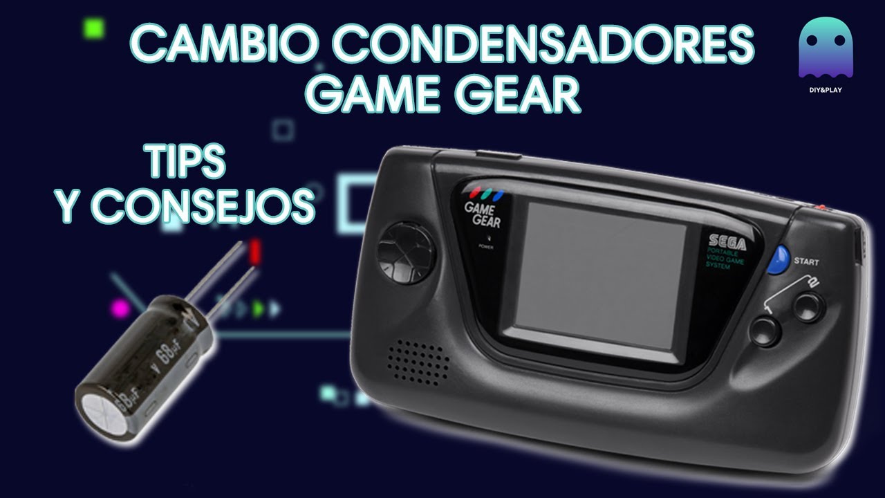 Cambio de condensadores en Game Gear, trucos y consejos.
