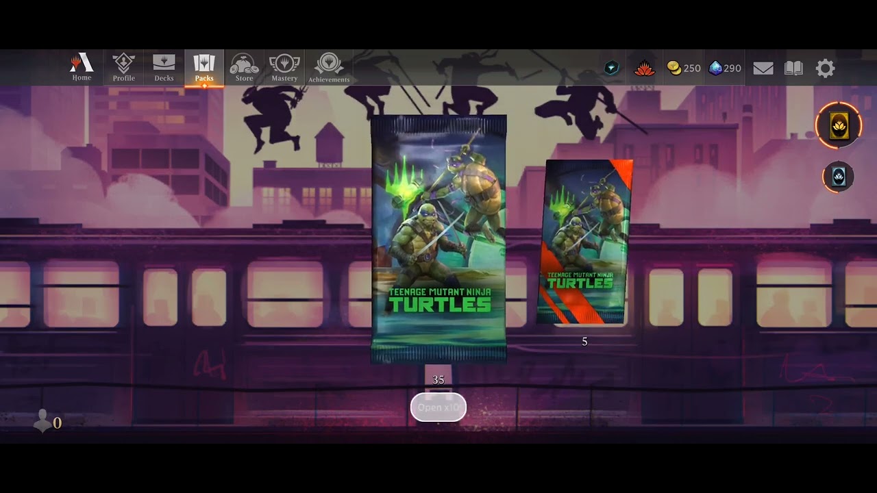 Opening 58 TMNT Packs in Arena 