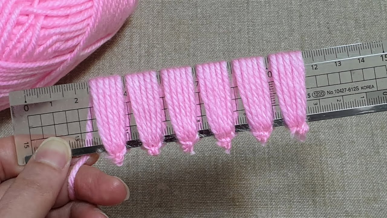 Amazing Woolen Flower Ideas with Scale - Hand Embroidery Design - Sewing Hack - Easy Trick