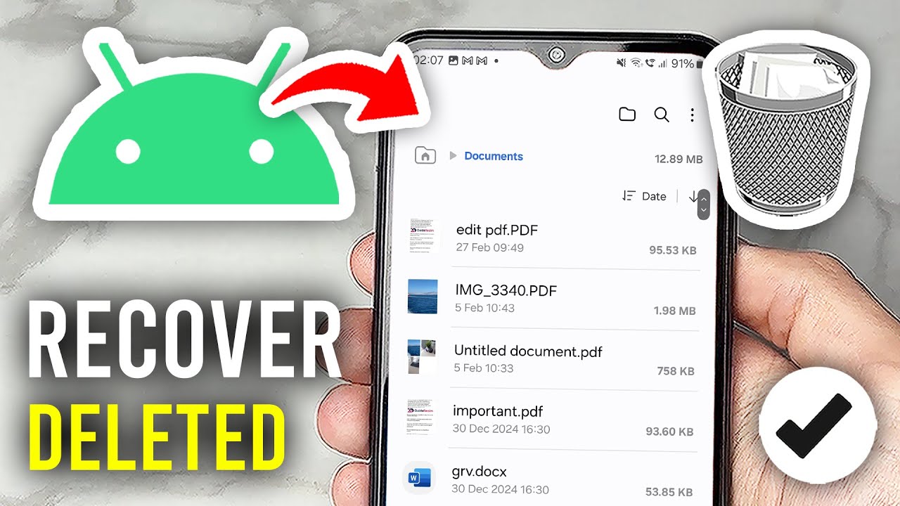 How To Recover Deleted Files On Android Phone - Full Guide