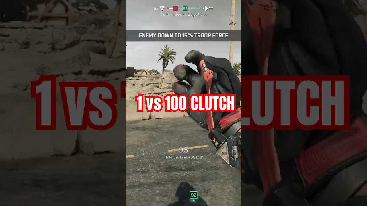 Delta Force Epic Clutch! I Won a 1v100 in 90 Seconds