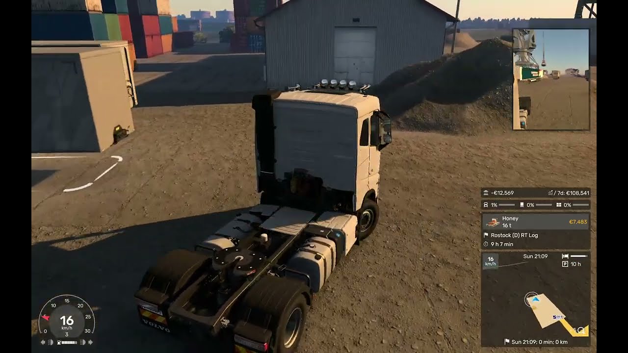 Euro Truck Simulator 2 Bremen to Rostock [4h 51min]