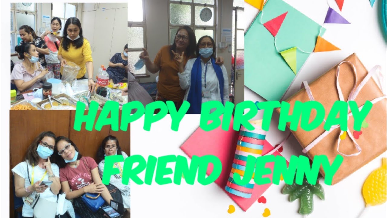 birthday celebration of my  friend jenny