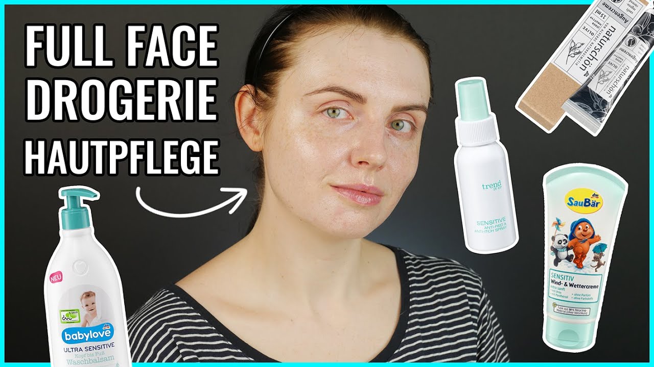 Full Face nur mit HAUTPFLEGE aus der DROGERIE 🥰 - Gut und günstig