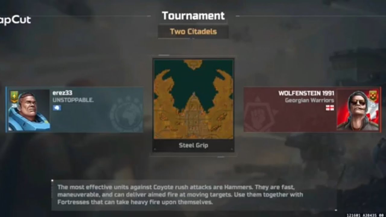 Aow3 | Two Citadels Tournament - Good strategy 