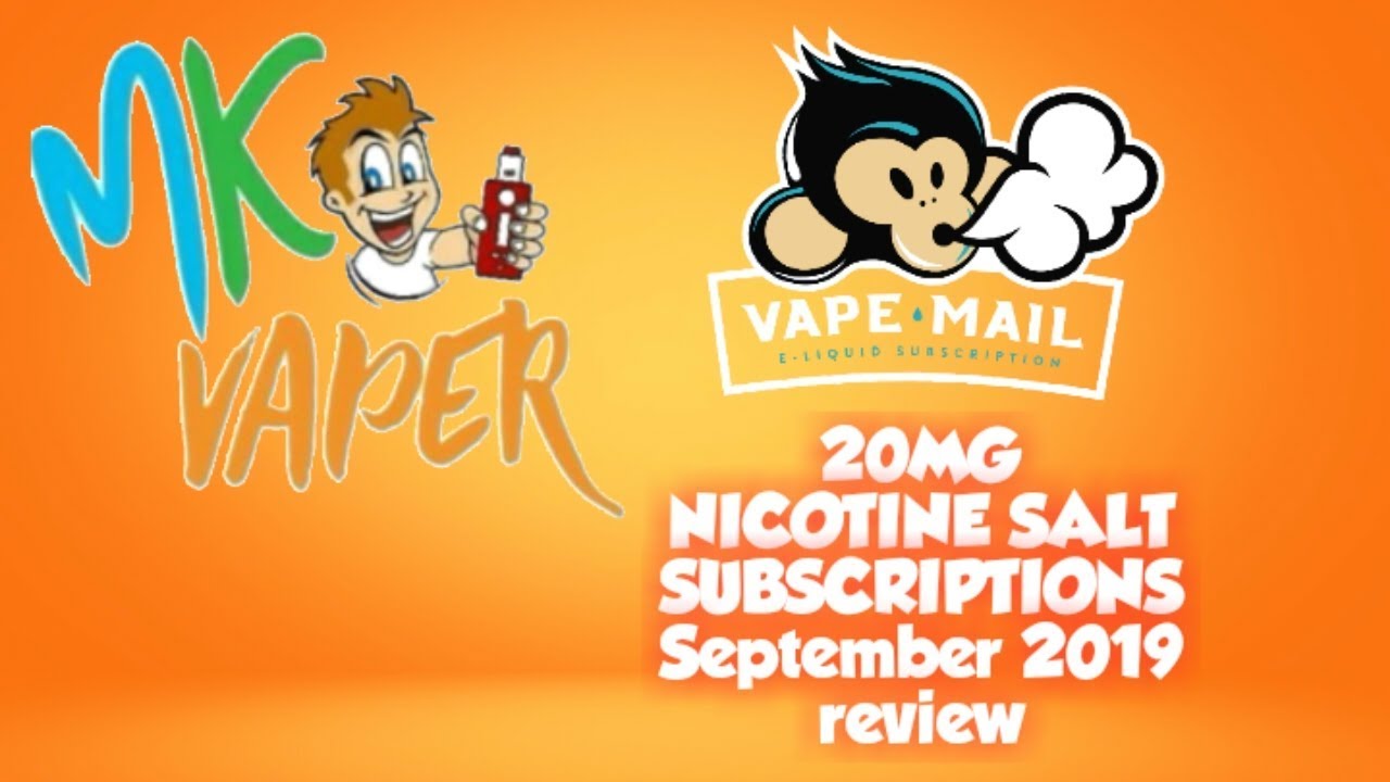 vape-mail.co.uk Gold 20mg nic salts subscription Sept 2019