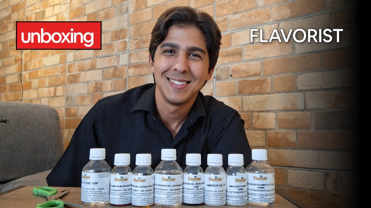 Novas Matérias-Primas de ALTA QUALIDADE para Perfumaria | Unboxing Flavorist