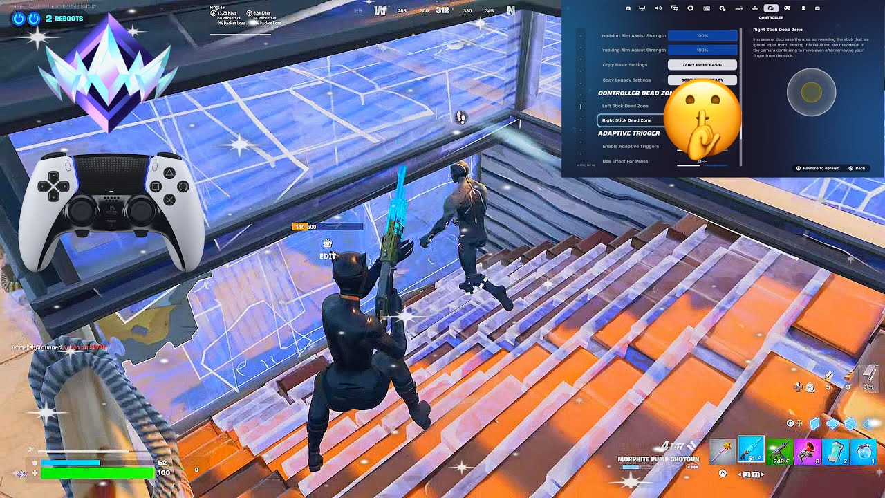 *UPDATED* BEST Controller Settings For Fortnite Chapter 7 Season 1! (PS5/XBOX/PS4/PC)