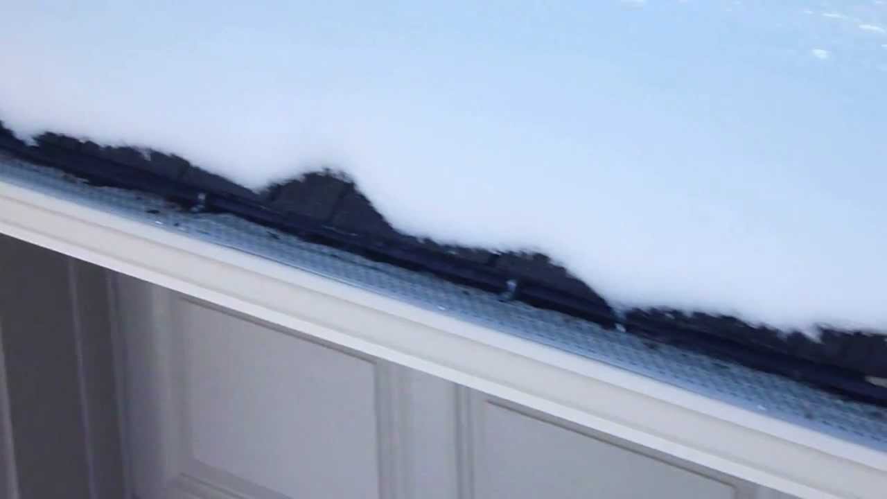 Heated Gutter RX leaf cover
