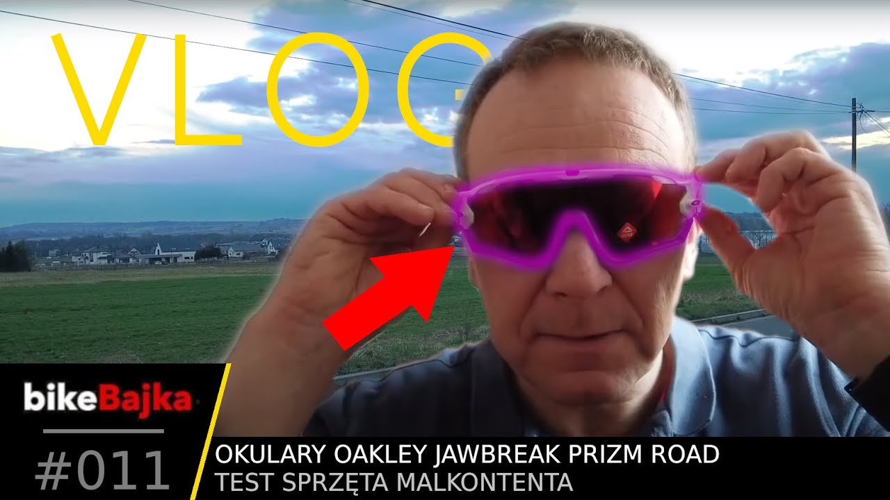 Okulary rowerowe Oakley Jawbreaker Prizm Road - Test Sprzęta Malkontenta | VLOG #011