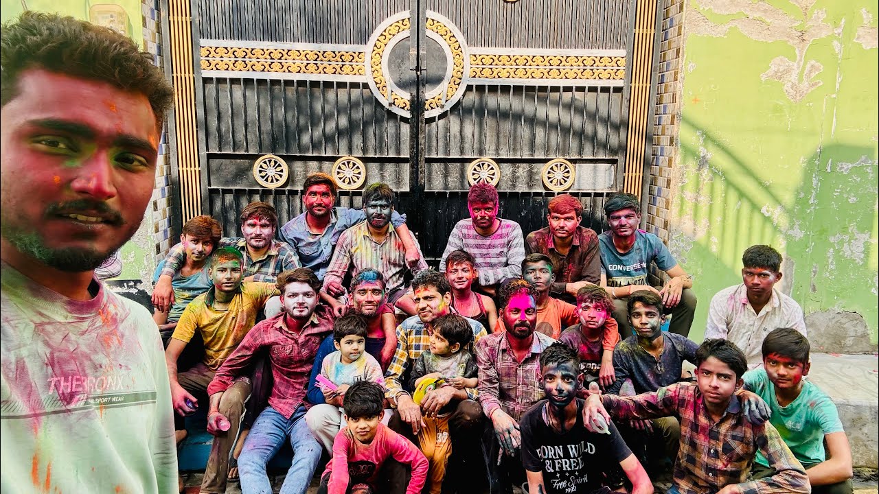 happy holi kisi ko nahi nahane diya jayega holi hai