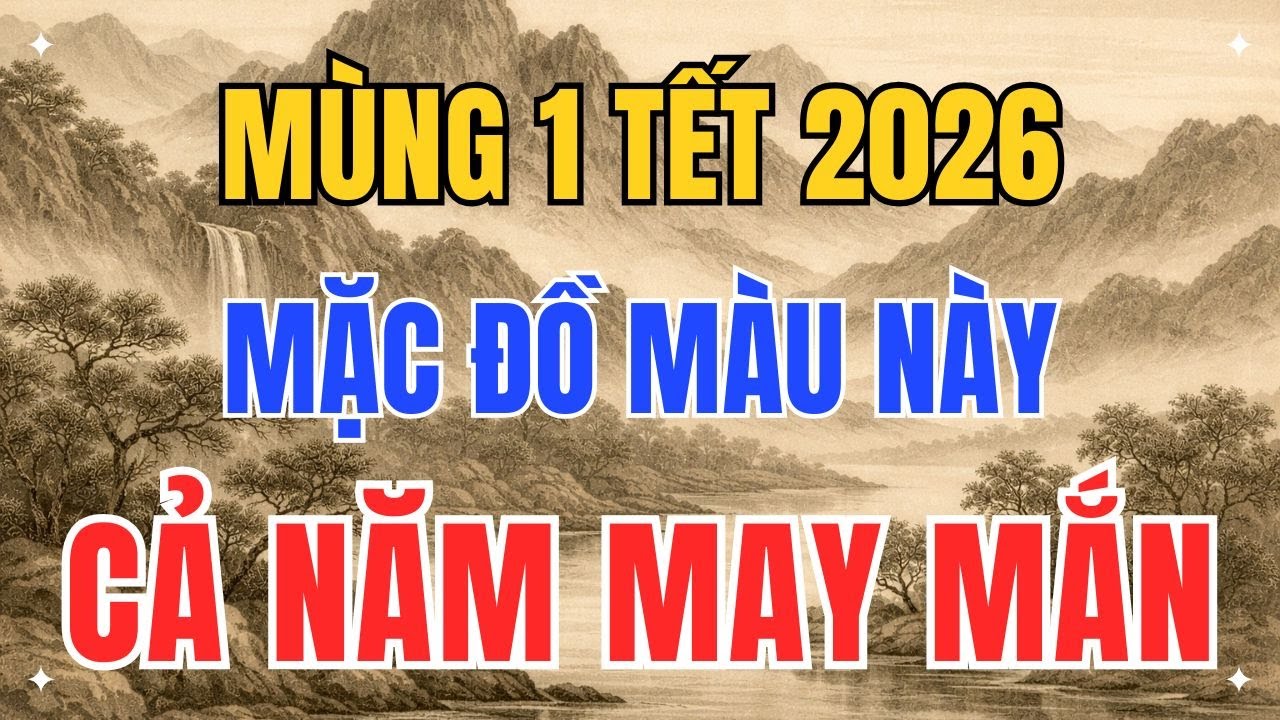 MÙNG 1 TẾT MẶC ĐỒ MÀU NÀY, CẢ NĂM MAY MẮN KHÓ AI NGỜ