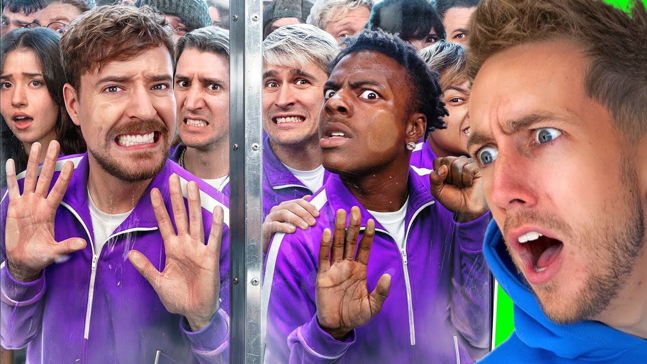 Реакция Miniminter на борьбу 50 стримеров за 1 000 000 долларов